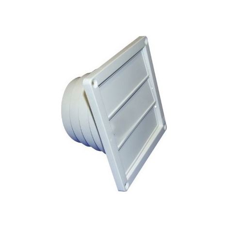 CLAPET EXTÉRIEUR À VOLETS BLANC Ø100-130MM pour SECHE LINGE...