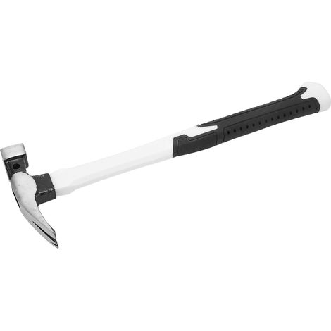 Marteau arrache-clous en acier carbone, surface antidérapante, long manche pour menuiserie et bricolage (1/5)