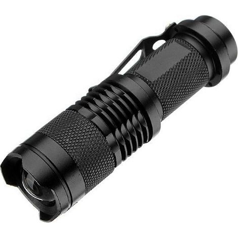 Lampe torche télescopique à mise au point, lampe torche télescopique à zoom, lumière rouge (comme illustré) (1/5)