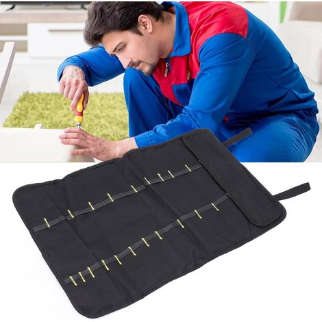 Tragbare Werkzeugtasche mit elastischem Gurt / aufrollbare Werkzeugtasche (1/5)