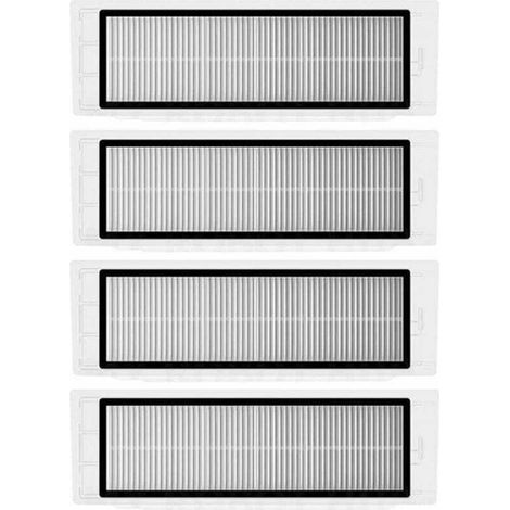 Lot de 4 filtres Hepa pour aspirateur Xiaomi Roborock S6 S5 MAX S60 S65 S5 S50 S55 E25 E35