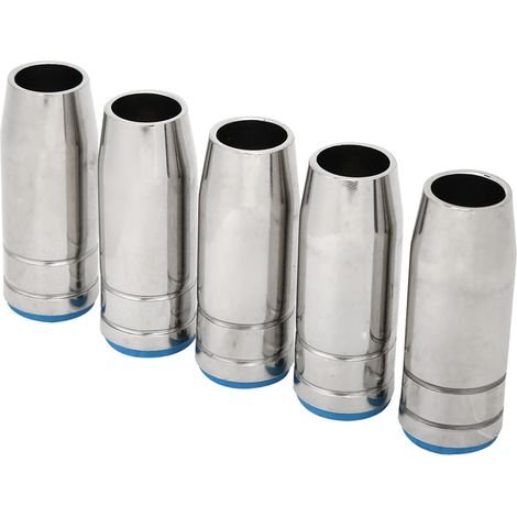 Lot de 5 buses à gaz coniques de 15 mm pour torche de soudage MIG/MAG Binzel MB 25AK