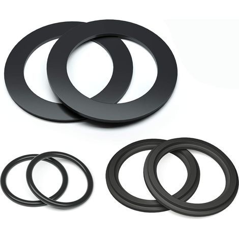 Kit de rondelles et de bagues 25076RP pour raccords 1-1/2", rondelles en caoutchouc à joint torique pour vannes plongeuses de piscine Intex (6 pièces) - 10745, 10262 et 10255 (1/5)