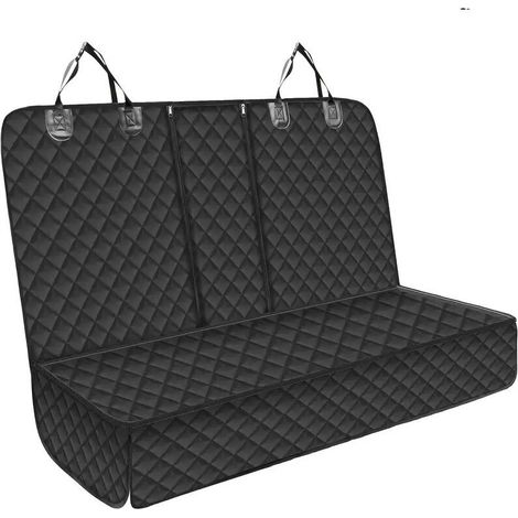 Funda para asiento de coche para perros, universal para la mayoría de coches, impermeable y resistente a arañazos, lavable y antideslizante. (1/4)