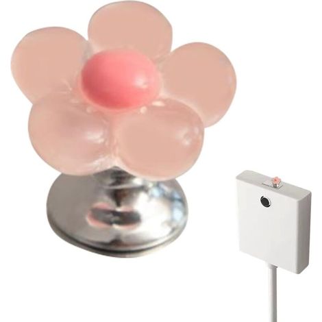 Toilettenspülknopf – Niedliches, blumenförmiges Werkzeug zum Betätigen der Toilettenspülung, Ersatzknopf, Toilettendeckelgriff zur Badezimmerdekoration (1/4)