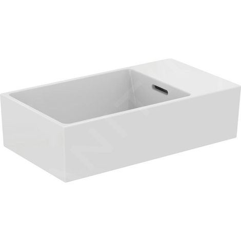 Ideal Standard Extra - Lave-main à poser 450x250 mm, avec trop-plein, sans trou pour robinet, blanc T392401 (1/3)