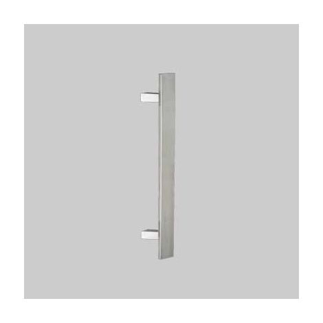 Maniglione inox inclinato oregon 40x10x500 mm, inter. 300 mm - col. inox satinato/lucido conf. da 2 pz