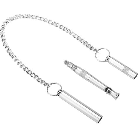 Dressage sifflet pour chien en cuivre portable avec suspendu chaîne - qualité supérieure, multifonction, pratique et durable (1/5)