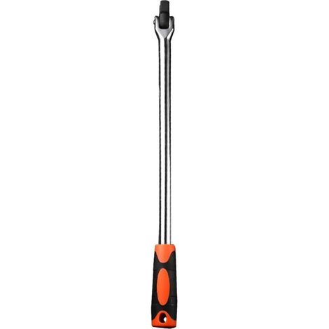 1/2-Zoll-Antriebsgelenkgriff mit flexiblem Kopf, rutschfestem Griff, robuster Steckschlüssel für Autoreparaturen und Heimwerkerprojekte