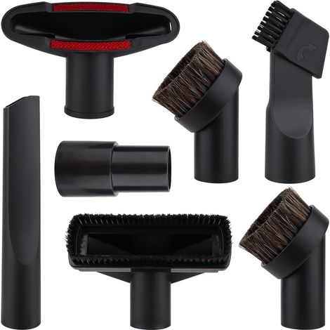 Kit Accessoires Aspirateur Universel 32mm/35mm Buses et Brosses avec Adaptateur pour Tous Modèles (1/5)