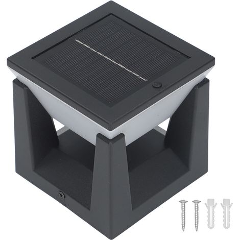 Lampione stradale solare per esterni, modello a colonna quadrata F100 (1/5)