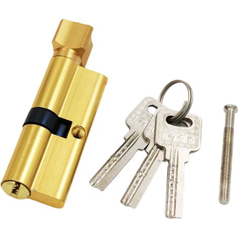 Cylindre De Serrure 70 mm - Anti-bump Anti-pick Anti-perçage - Pour Porte D'entrée Bois Métal PVC Aluminium - 1 Pièce