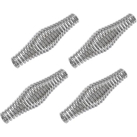 Poignée en acier inoxydable pour barbecue à ressort, fumoir, poêle à bois, accessoire de remplacement robuste pour barbecue et cheminée. (1/5)
