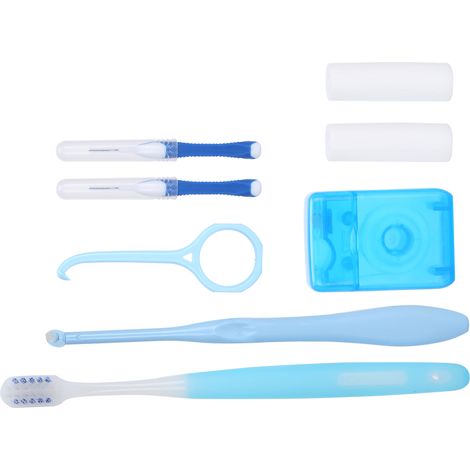 Kit de Soin Orthodontique avec Brossettes Interdentaires, Cire et Accessoires pour Appareil Dentaire (1/5)