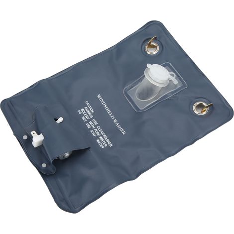 Kit lave-glace facile à remplacer, pratique et facile à utiliser, comprenant un sac lave-glace et une pompe pour voiture 12V. (1/5)