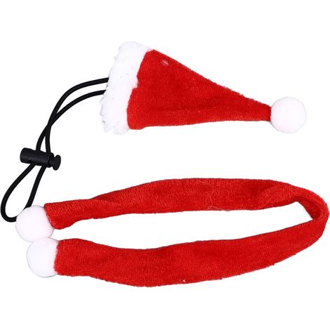 Costume de noël pour Reptile, réglable, doux, respirant, mignon, chapeau d'escalade pour animaux de compagnie, ensemble écharpe pour lézard (1/5)