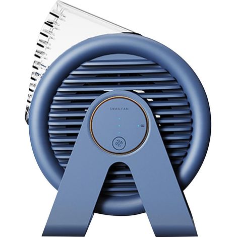Bureau personnel à circulation d'air, rechargeable par USB, 17 x 13 x 10 cm, pour bibliothèques, bleu (1/4)