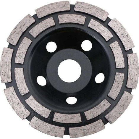 Disque Diamant Double Rangée 125 mm pour Béton Pierre Granit Maonnerie Meule Universelle (1/4)