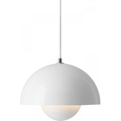 220V Blanc fleur bractée lustre, Restaurant Bar Chambre tête de lit suspension - Lumière chaude (1/5)