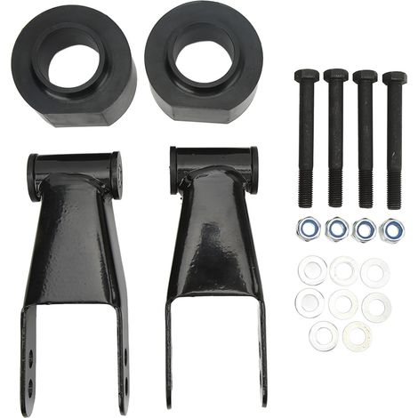 Kit de Levage de Nivellement Aramox, Kit de Levage de Nivellement Avant Arrière de 2 Pouces de Remplacement Haute Résistance pour Cherokee XJ 2WD 4WD 1984‑2001.
