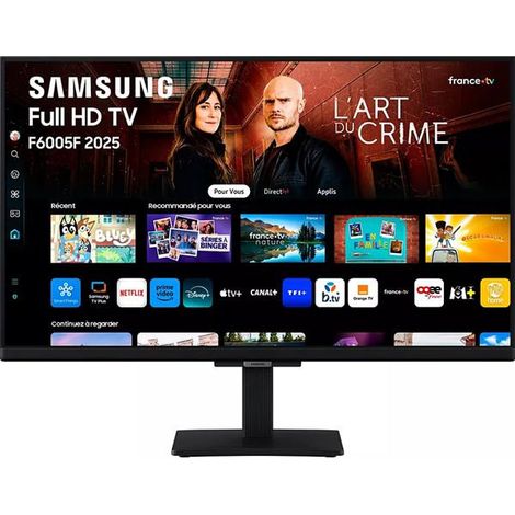 Samsung – Téléviseur LED 24 pouces Full HD – HDR10+ – 2 ports HDMI – Traitement Micro Dimming Pro – Son OTS Lite – Smart TV Tizen (1/5)