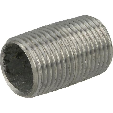 Nipple double galvanisé 1/2'' x 40 mm