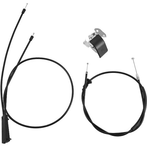 Cables y manilla para la apertura del capó del Mini Cooper R55 R56 R57 R58 R59 2007-2015 51232751378 51237148865 51237149591（）