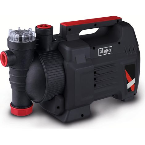 Scheppach – Pompe de surface électrique 1000 W – Débit 3800 l/h – Pression 3,6 bar – Hauteur de refoulement 36 m – Auto-amorçante avec écran LCD - gp1100jet