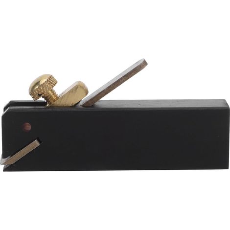 Mini Rabot à Main en Ébène pour Travail du Bois avec Fond Plat, Outil de Finition pour Réparation de Meubles et Travail du Bois en Voyage (1/5)