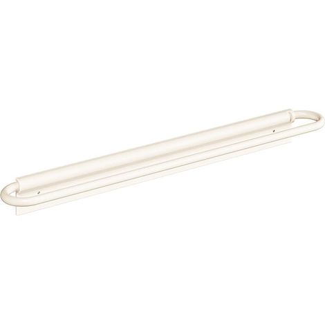 Porte-serviettes mural pliable en aluminium, sans 60 cm (blanc 40 cm) (1/5)