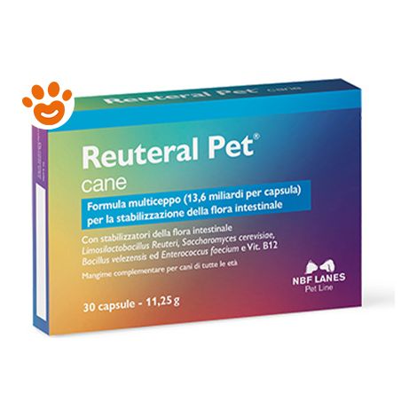 NBF Lanes Dog Reuteral Pet - Confezione 30 Capsule -
