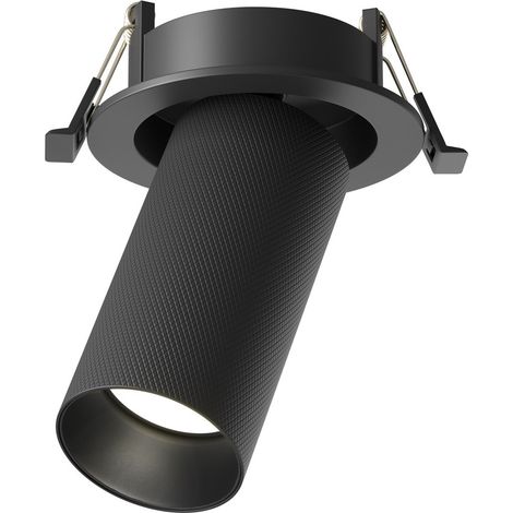 Maytoni Artisan Faretto da incasso orientabile nero 1xGU10 (1/2)