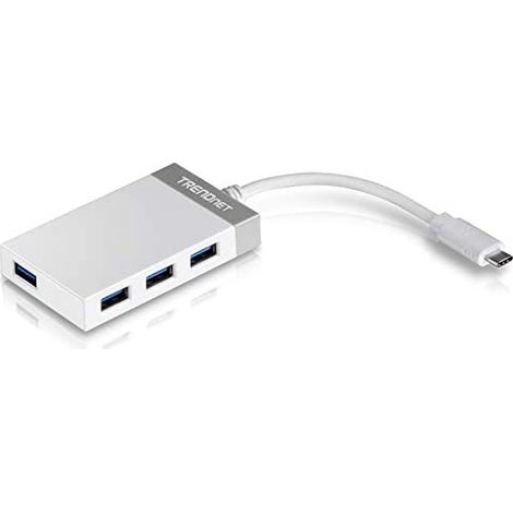 Trendnet TUC-H4E node - Hub (USB 3.0 (3.1 Gen 1) Typ-C, USB 1.1,USB 2.0,USB 3.0 (3.1 Gen 1) Typ-A, 5000 Mbit/s, Weiß, CE, FCC, USB) (1/5)