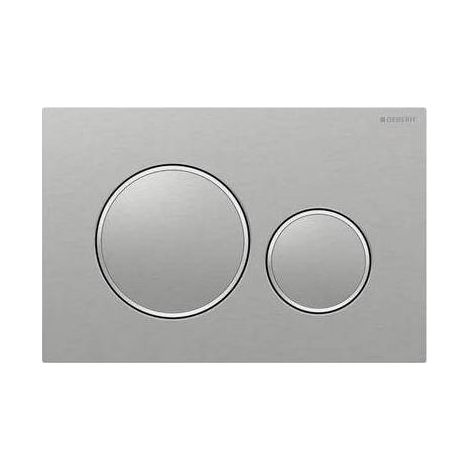 PLAQUE DE COMMANDE SIGMA 20 ANTIVANDALISME INOX Dimensions : Acier brossé - Bords brillants