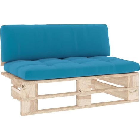 Maison Exclusive - Outdoor-Mittelsofa Paletten Imprägniertes Kief (1/5)
