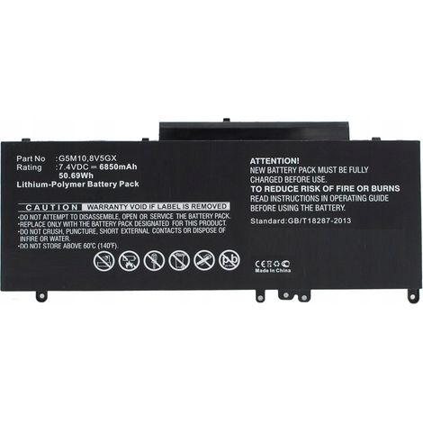 Batteria CoreParts 51Wh 7.4V a 6 celle mbxde-BA0067