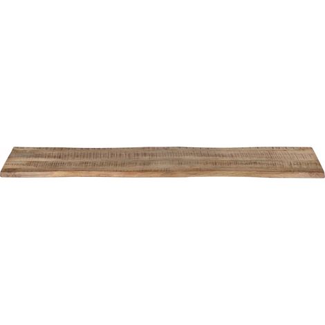 Tischplatte Baumkante Mango Massiv 200 x 40 cm CURTIS (1/5)