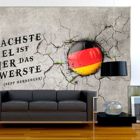 Papier Peint "Das Nächste Spiel Ist Immer Das Schwerste - Sepp Herberger" 70 x 100 cm (1/2)