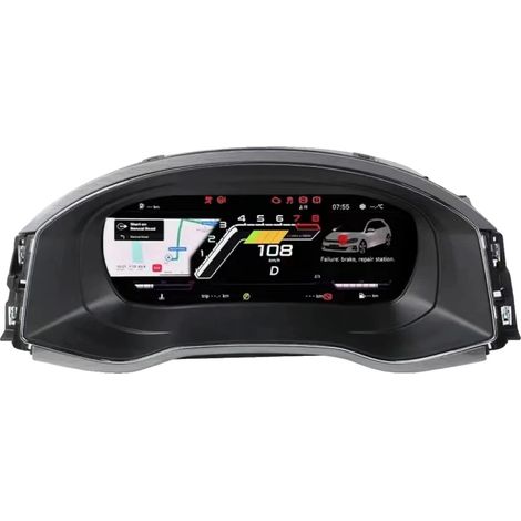 Digitales Armaturenbrett-Cluster, Kompatibilität mit VW Scirocco Jetta Golf 6 7 Passat 2011-2015 2018-2022, 12,3 Zoll, PASSAT 11-15 18-22ys (1/2)