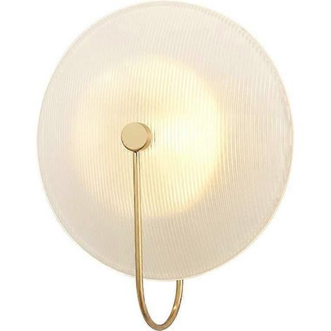 Applique murale moderne en verre à rayures, miroir noir pour couloir, salon, cuisine ou salle de bain, gain de place, compatible avec les ampoules à incandescence, LED (1/4)