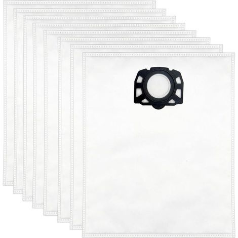 24 sacs à poussière en non-tissé compatibles avec Karcher WD4 WD5 WD6 MV4 MV5 MV6 KWD 1 KWD2 Aspirateur humide et sec WD5P, WD6P Premium Part 2.863-006.0 (1/5)