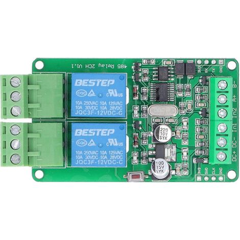 Relaismodul 2-Wege 12V Eingangsrelais Schaltplatinen-Shields für Schaltungskommunikation (1/4)