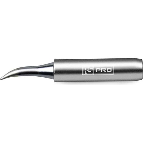 Panne de fer à souder RS PRO RS PRO, Conique coudé, série AT, 0,5 mm, pour Fers et stations de soudage de RS Pro ( Prix pour 1 )