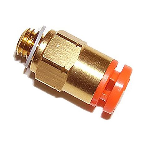 Adaptateur droit fileté SMC KQ2 vers Enfichable 1/8 pouce UNF 10 - 32 mâle ( Prix pour Paquet de 10 )