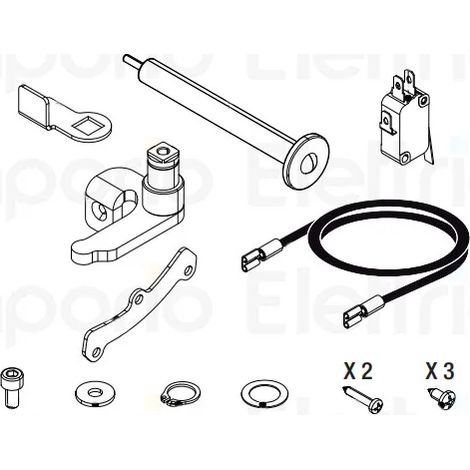 came mécanisme de déverrouillage à cordon bkx 801xc-0220 (1/3)