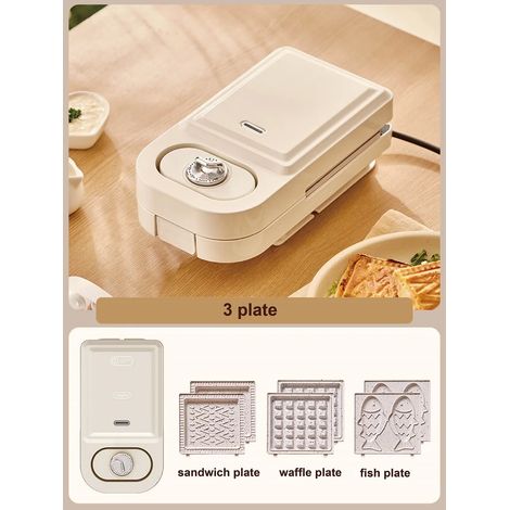 Machine à petit-déjeuner électrique multifonctionnelle à minuterie (3 types de moules) (1/5)