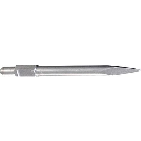 TECTOOL Burin pointu 410 mm - SDS - hexagone 8 - emmanchement 30 mm (1/2)