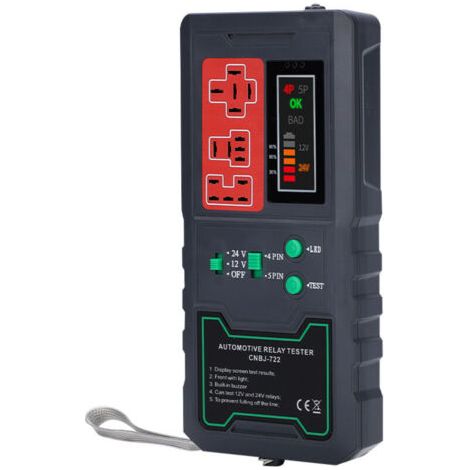 Testeur de relais automobile, prise US 100V à 240V, prise de Conversion ue 125V 250V, pour l'entretien des voitures et des motos (1/4)