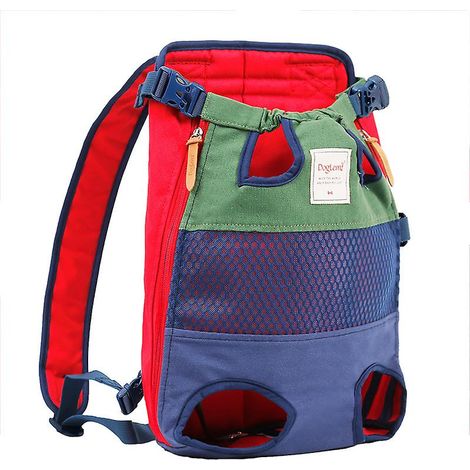 Pet Dog Carrier Backpack Adjustable Dog Front Carrier, Legs Out Easy-fit Dog, Support Up To 12 Kg (1/5)