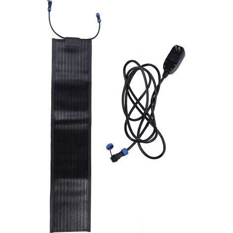 Tapis chauffants extérieurs 120W antidérapants 30x91cm ignifuges pour neige fondue, pour escaliers trottoirs, prise américaine 120V (1/5)